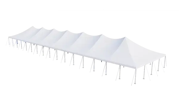 палатка на столбах 40x160.