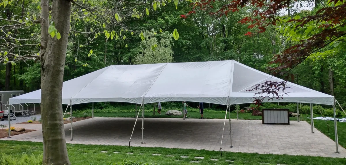 шатер с свадебным каркасом 40x100.