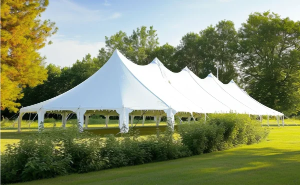 Палатки Shelter 20×60 с алюминиевыми опорами