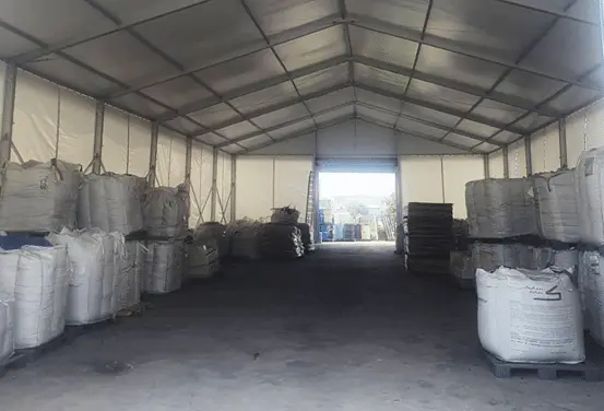 Тайваньские складские палатки для хранения промышленных материалов